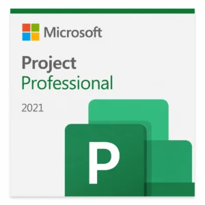 Microsoft Project 2021 Professional retail box – lifetime licence key for 1 PC