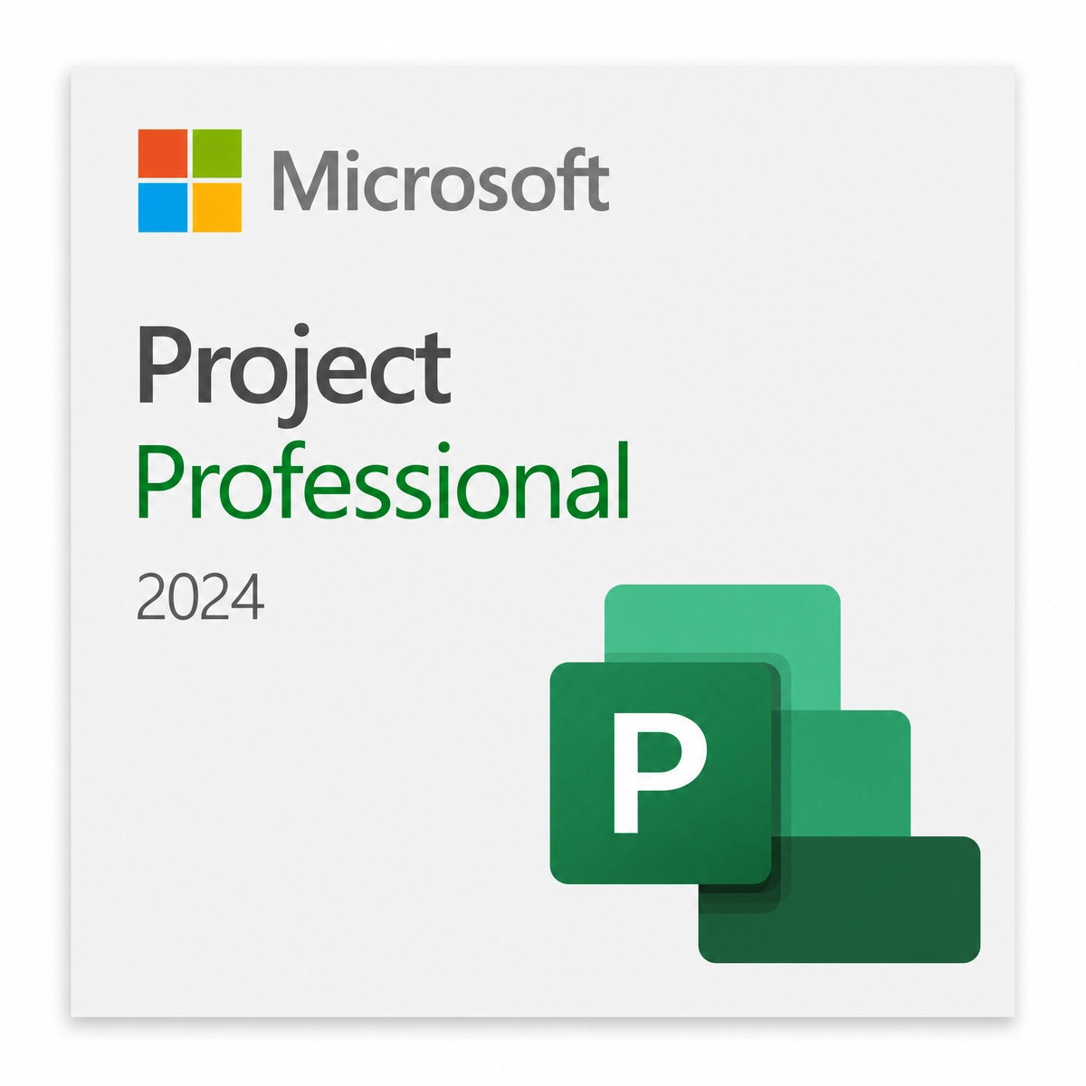 Microsoft Project 2024 Professional retail box – lifetime licence key for 1 PC
