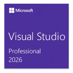 Microsoft Visual Studio 2026 Professional retail box – lifetime licence for 1 PC