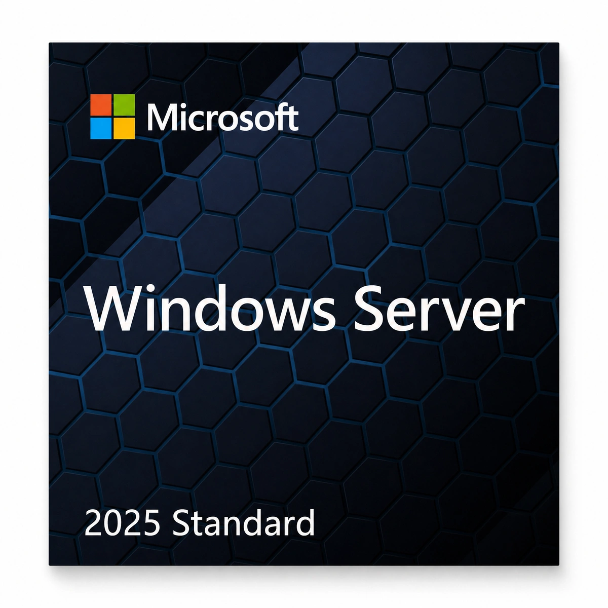 Microsoft Windows Server 2025 Standard retail box – 16-core licence key