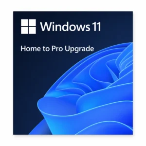 Windows 11 Home to Pro upgrade retail box – upgrade licence key for 1 PC