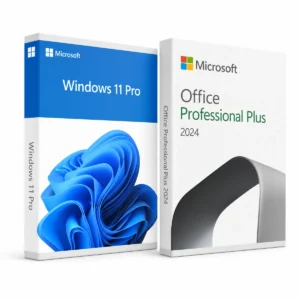 Windows 11 Pro and Office 2024 Professional Plus bundle retail boxes – lifetime licence keys for 1 PC